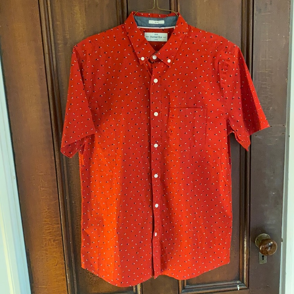 Hawker Rye - Men’s Short Sleeve Button - Size M